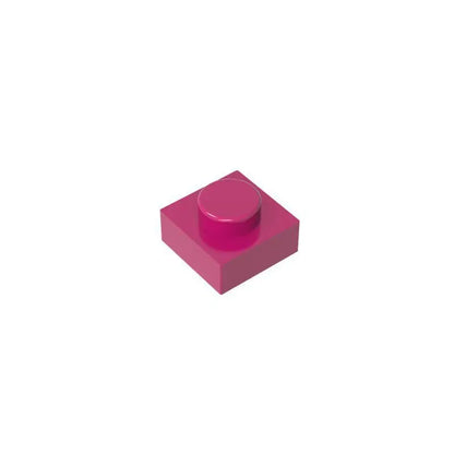 100g/588Pcs 3024 1x1 Brick Moc Short 1-Hole Color Spare Parts Compatible with Brick DIY Children's Toy Assembly Gift Box