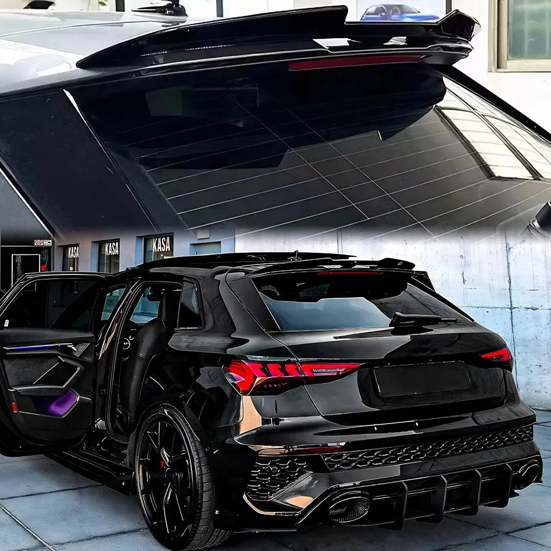Sport Rear Boot Lip Spoiler Wing Tail Tuning Car Accessories Exterior Parts Trim For Audi A3 S3 RS3 8Y 5Door Sportback 2021-2024