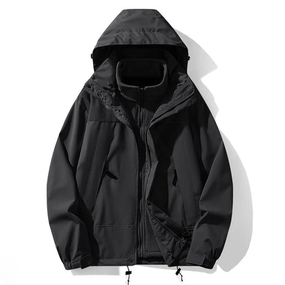 ARC Autumn and Winter Hardshell Jacket for Men and Women Simple Outdoor Sports Mountaineering Tourism Skiing Fashion Jacket