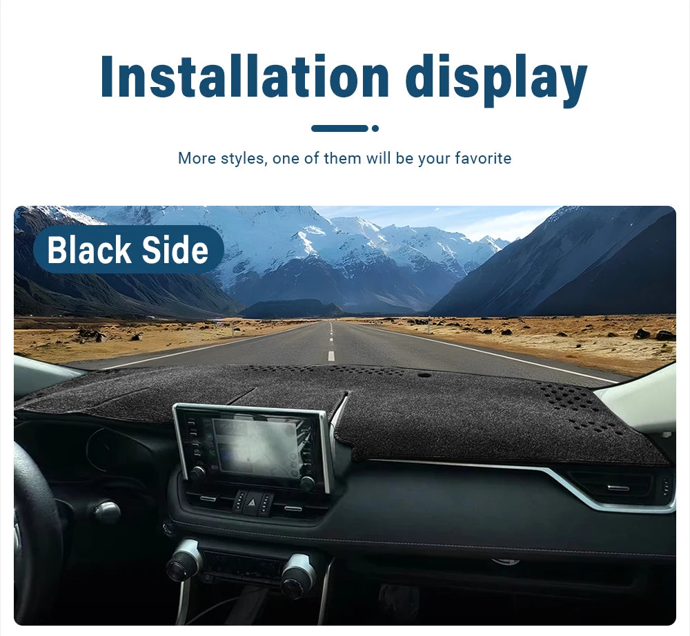 Car Dashboard Mat Sun Shade Instrument Desk Cover Accessories For Toyota RAV4 XA50 2019 2020 2021 2022 2023 2024 2025 Hybrid