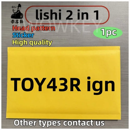 Lishi 2 in 1 Tool TOY2 TOY2014 TOY2018 TOY38R TOY40 TOY43 TOY43AT TOY43R TOY47 TOY48 TOY51 for TOY types