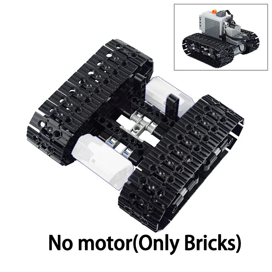 MOC Expert Technical Car Power Function Motor Parts  Buiding Block With RC Motor Vehicle Brick Toys For Children Gifts Leduo