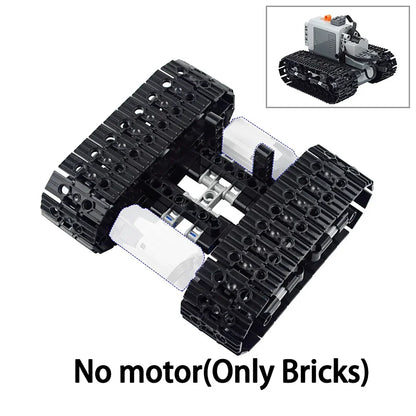 MOC Expert Technical Car Power Function Motor Parts  Buiding Block With RC Motor Vehicle Brick Toys For Children Gifts Leduo