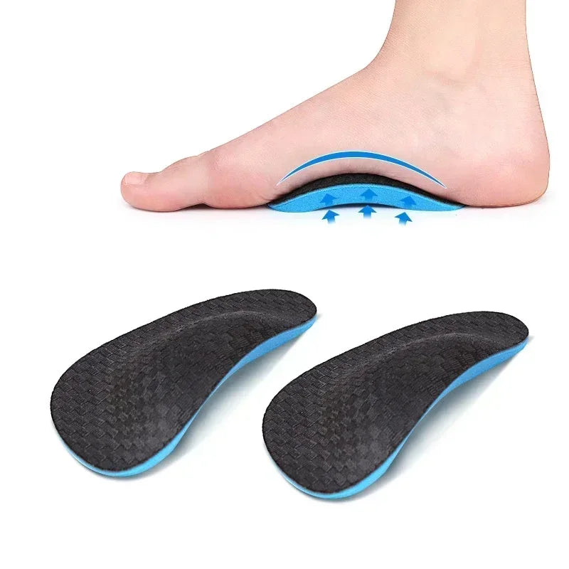 1/2/3/5pairs Sports Palm Foot Pad Flat Arch Support Half Inner Insoles Orthopedic Insoles Correcting Flat Feet Support Foot Pad