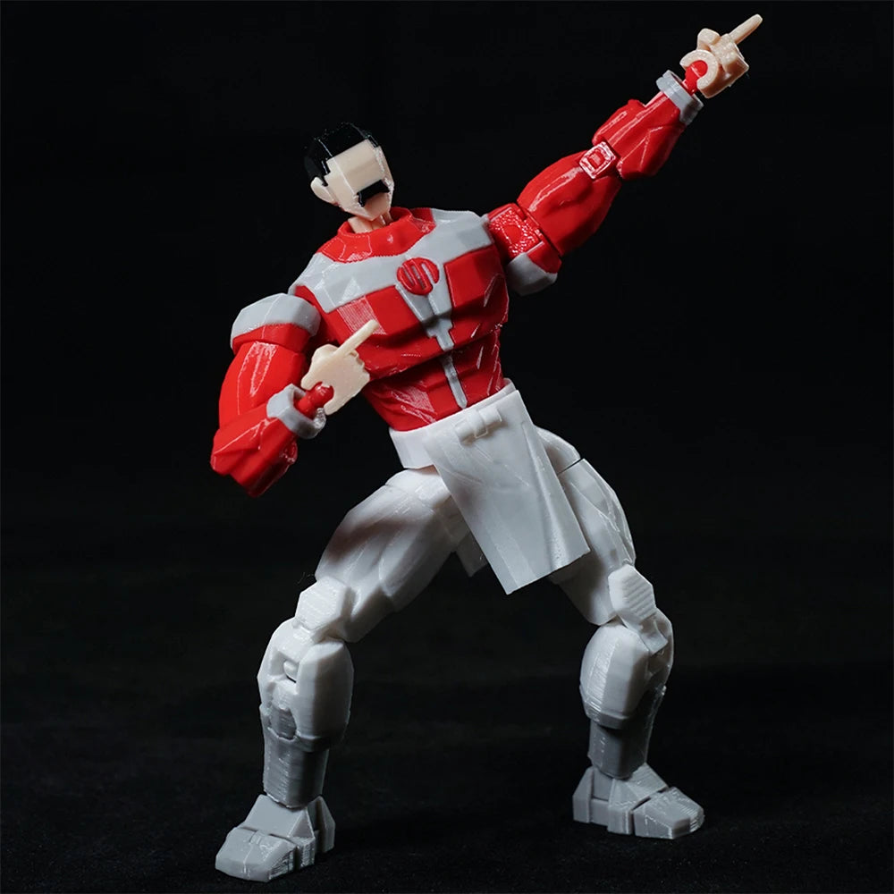 3D Printed Invincible Thragg Toys Action Figures Anime Model Dummy 13 Superheroes Multi-Jointed Toy Ornaments Gift