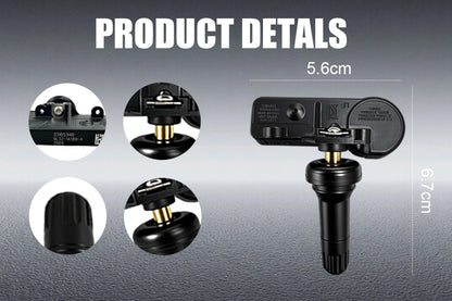 1/4PCS 315MHz Tire Pressure Sensor For Ford F150 F250 F350 Focus Fusion Replacement For DE8T-1A180-AA 9L3Z-1A189-A 9L3T-1A180-AE