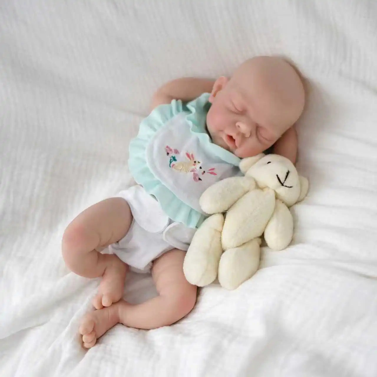 Reborn Baby Dolls 12" Micro Preemie Full Body Silicone Sleeping Baby Doll Realistic-Newborn Baby Dolls Girl That Look Real