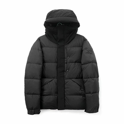 Ultra-Thick High-Puff Waterproof 90-Down Hooded Puffer Jacket for Men And Women Premium Fashion Outerwear for Autumn And Winter