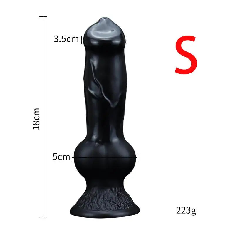 Huge Dildo Animal/Dog Dildo Realistic Penis with Suction Cup Big Butt Plug Giant Monster Cock Dick Adults Supplies for Men Women
