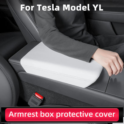 For Tesla Model YL 6 seats Armrest Box Protect Cover Center Console Anti-Scratch 2026 Automotive interior accessories