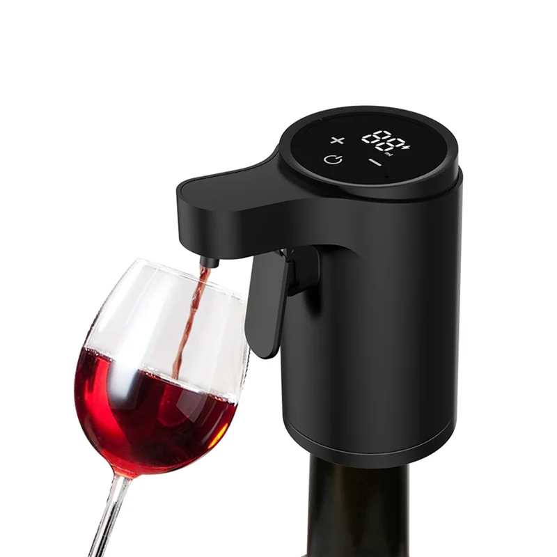 A38T-Electric Bottle Pump Dispenser Touchless Automatic Beverage Pourer For Whisky, Alcoholic Drinks &More,USB Rechargeable