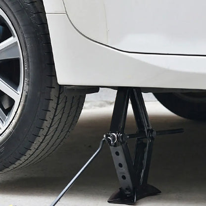 2 Ton Scissor Jack Lift Wind Up Tools For Car Van Garage with Wrench Speed Handle