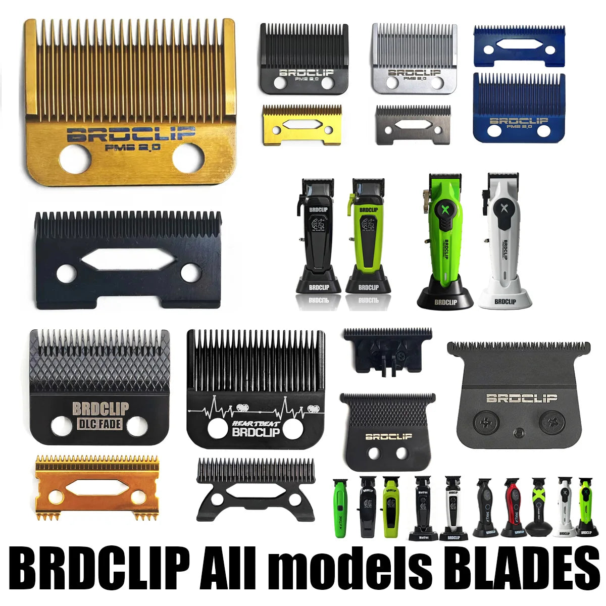 BRDCLIP All Models Professional Hair Clipper Original Blade Hair Trimmer Blade Replacement Accessories BRD 106 107 FA1C FA1T 116