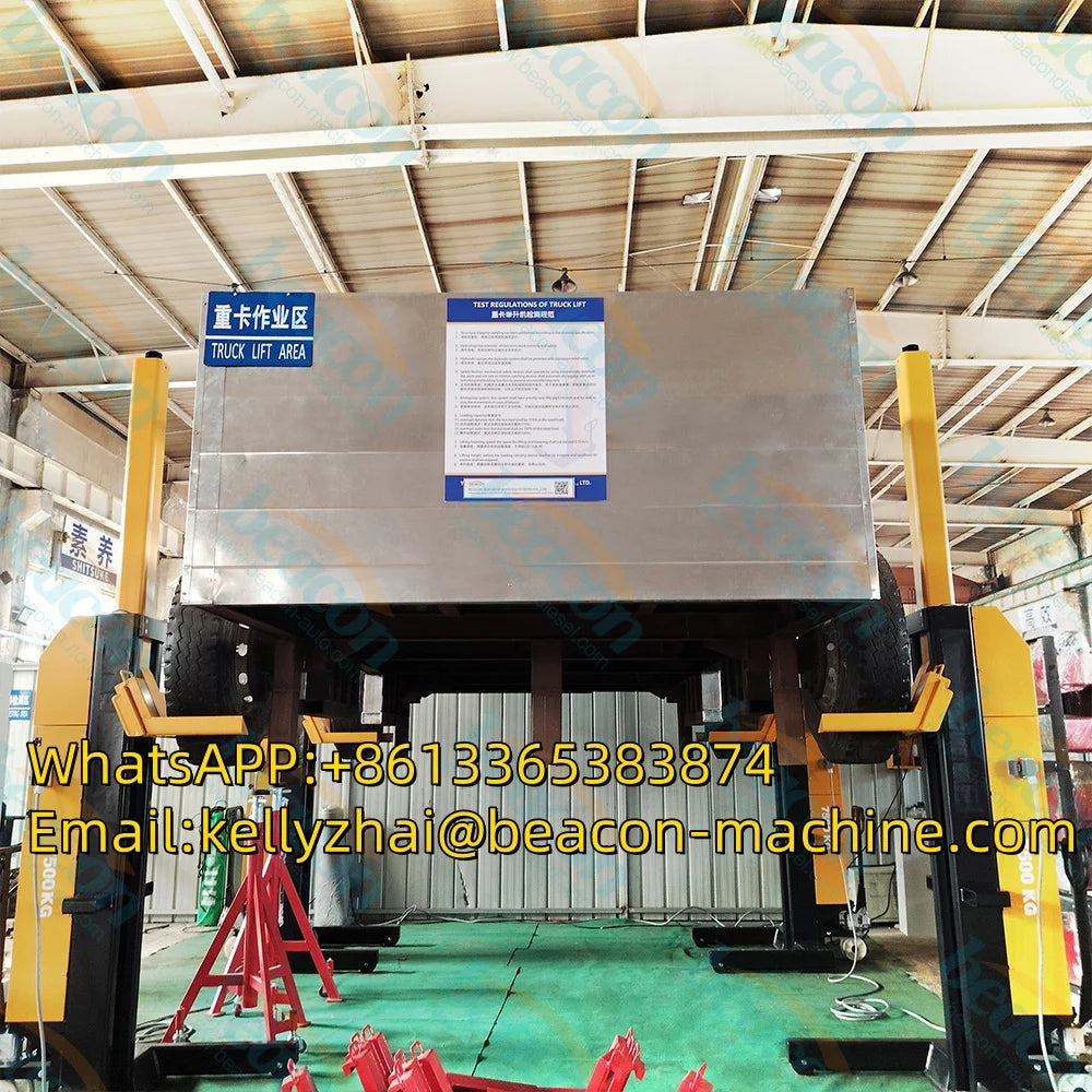 BEACON Truck 4 Post Lift Elevator Machine BC-4175 Mobile Lift Column Equipment for Car Lift