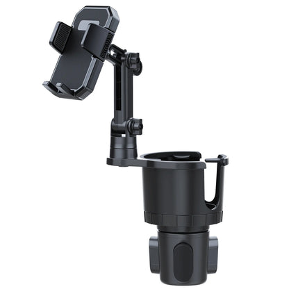 Car Phone Holder, Cup Holder Phone Mount With Memory Function 360°Rotation iPhone Car Phone Mount With Adjustable Long Neck