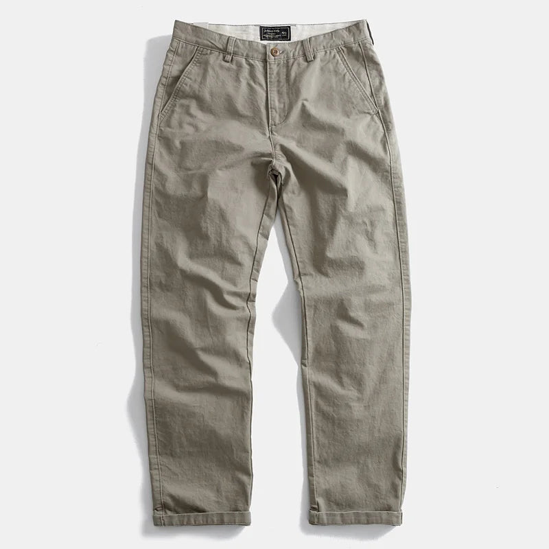 Heavyweight Thick Japanese Retro Pure Cotton Work Trousers Autumn Winter Men's Loose Casual Outdoor Straight Leg Pants Large ...
