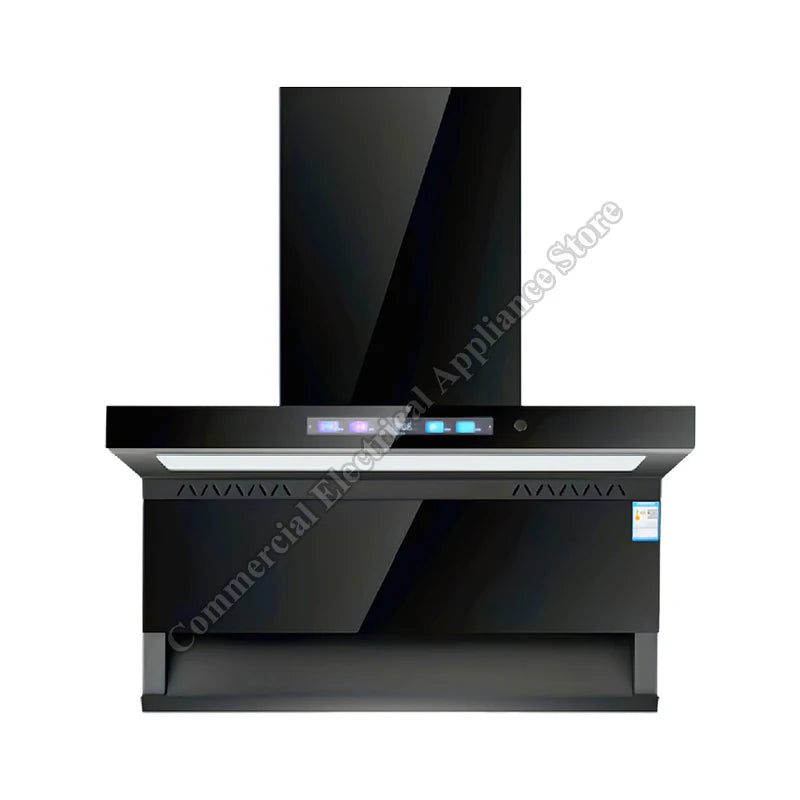 Range Hood With Voice and Waving Smart Control Low Noise Cookware Chimney Smart Sensor Kitchen Range Hood
