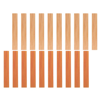 40Pcs Dollhouse Flooring Sheets Realistic Wood Texture Miniature Floorboards Lightweight Portable DIY Tiny House Accessories