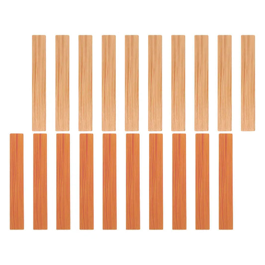 40Pcs Dollhouse Flooring Sheets Realistic Wood Texture Miniature Floorboards Lightweight Portable DIY Tiny House Accessories