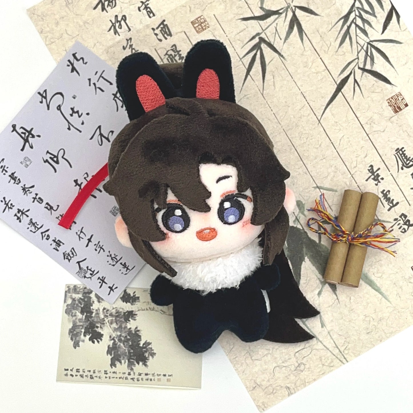 Mo Dao Zu Shi Rabbit Velvet Series Plush Toys Cartoon Wei Wuxian Lan Wangji Stuffed Dolls Pendants Ornaments Girls Birthday Gift