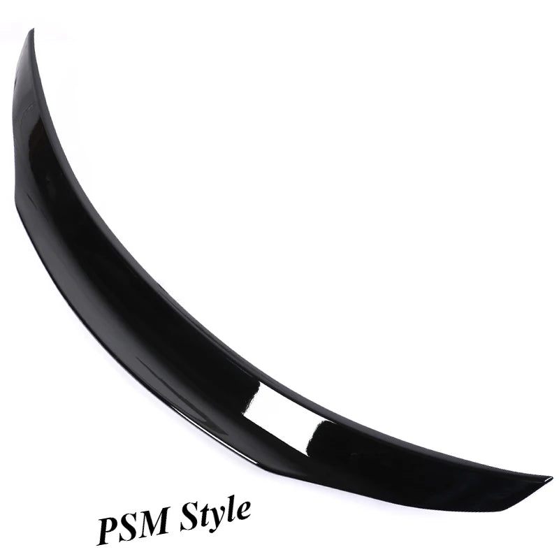 Boot Rear Carbon Fiber Trunk Spoiler for Mercedes Benz C Class Sedan W205 Deflector C63s AMG PSM Style Gloss Black 2015-2021