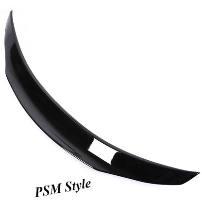 Boot Rear Carbon Fiber Trunk Spoiler for Mercedes Benz C Class Sedan W205 Deflector C63s AMG PSM Style Gloss Black 2015-2021
