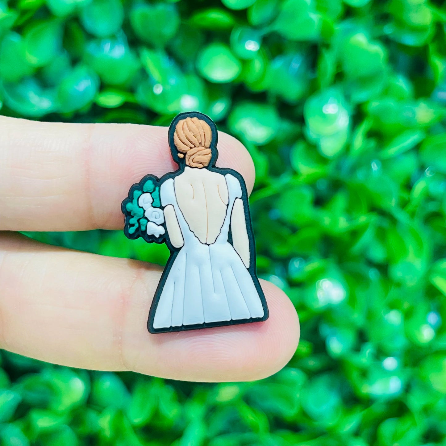 15Pcs Wedding Bride Groom Champagne Bouquet PVC Buckle Clog Garden Sandal Shoe Charms DIY Backpack Decorations Women Party Gift