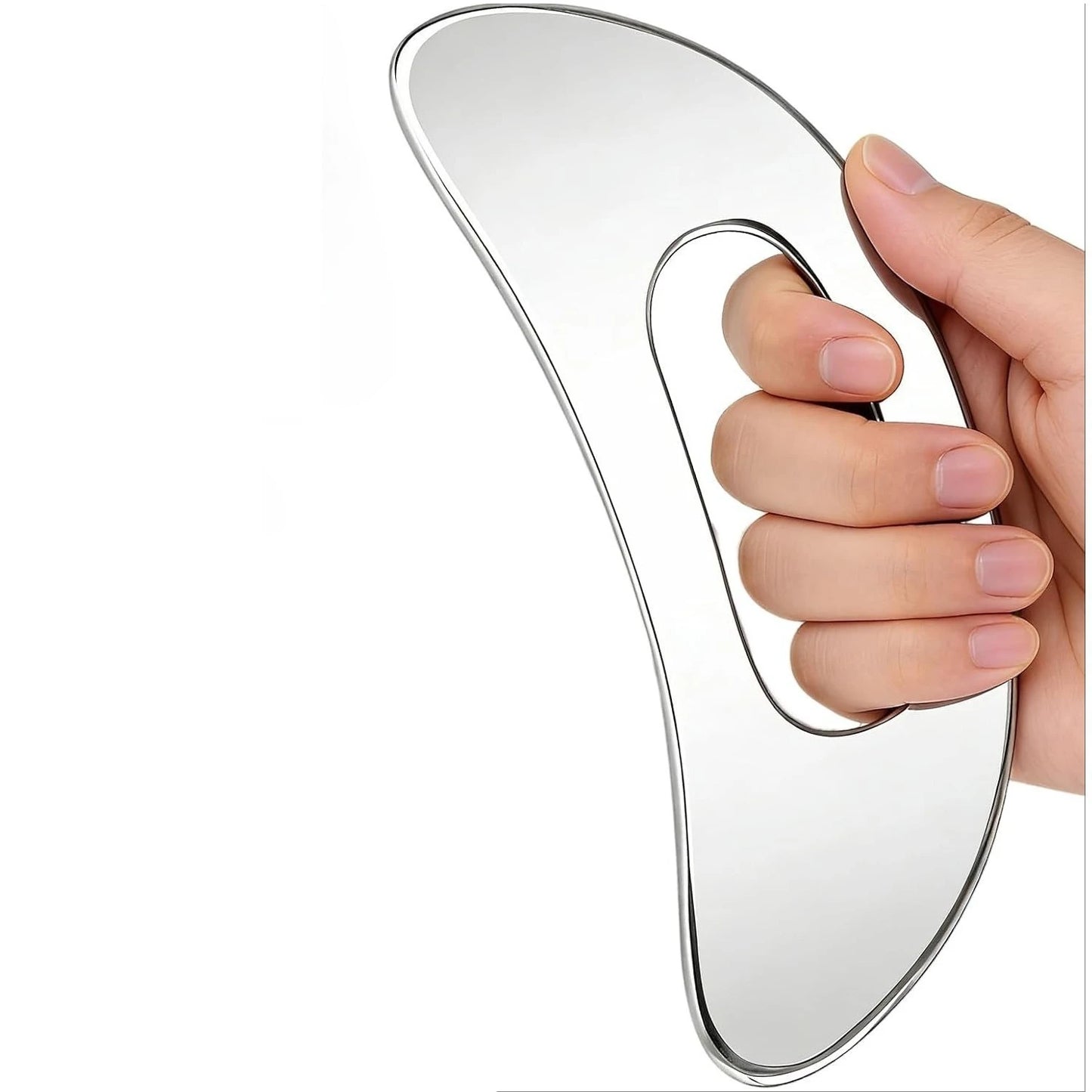 Stainless Steel Gua Sha Massage Tool Muscle Scraper for Soft Tissue Mobilization IASTM Physical Therapy & Myofascial Release