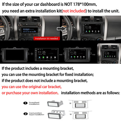 ESSGOO 9Inch 2 DIN Car Stereo Radio Wirless Carplay Android Auto Car Stereo Bluetooth 64G GPS Navigation RDS WiFi USB FM DAB+CAM