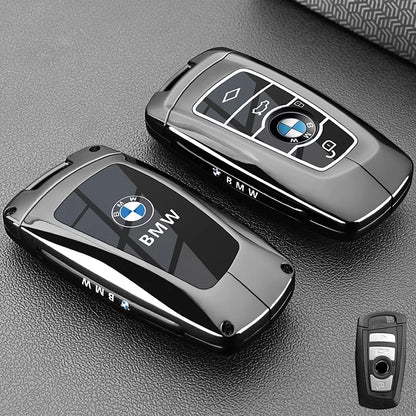 Alloy Metal Car Remote Key Case Cover Shell Holder For BMW F30 F20 F10 F18 F22 F01 X3 X4 F06 F02 M3 M5 Auto Keychain Accessories