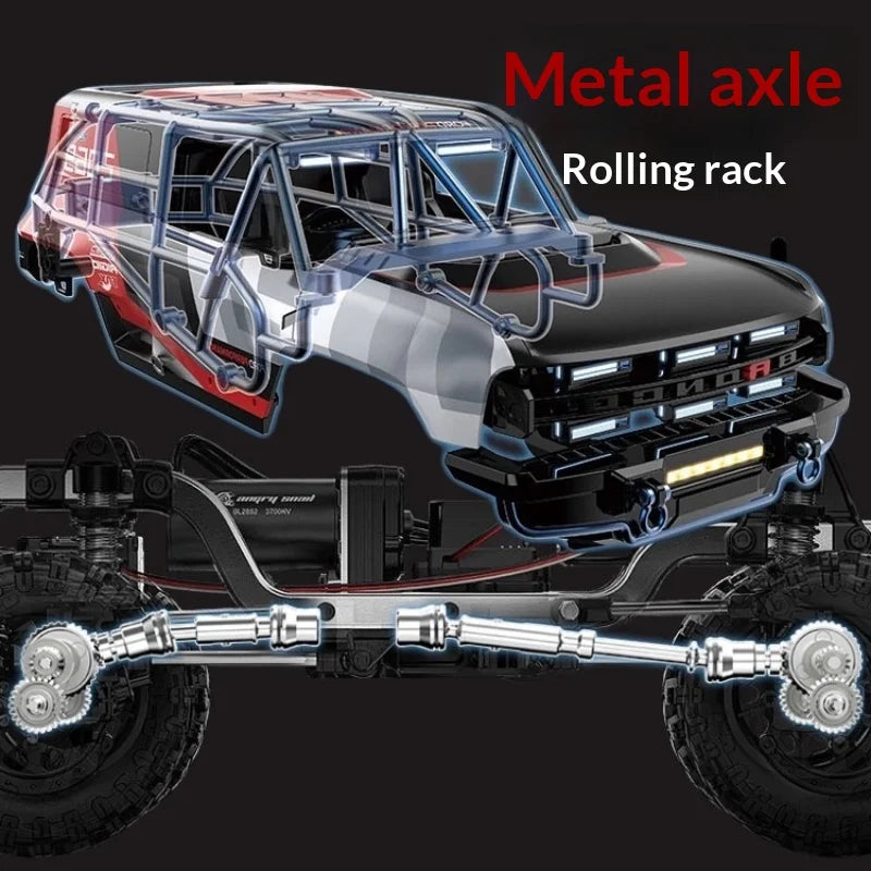 In Stock Mjx Rc Bronco H12p Brushless High Speed 4wd Off Road Rock Crawler Professional Remote Control Rc Car For Adult Outdoor