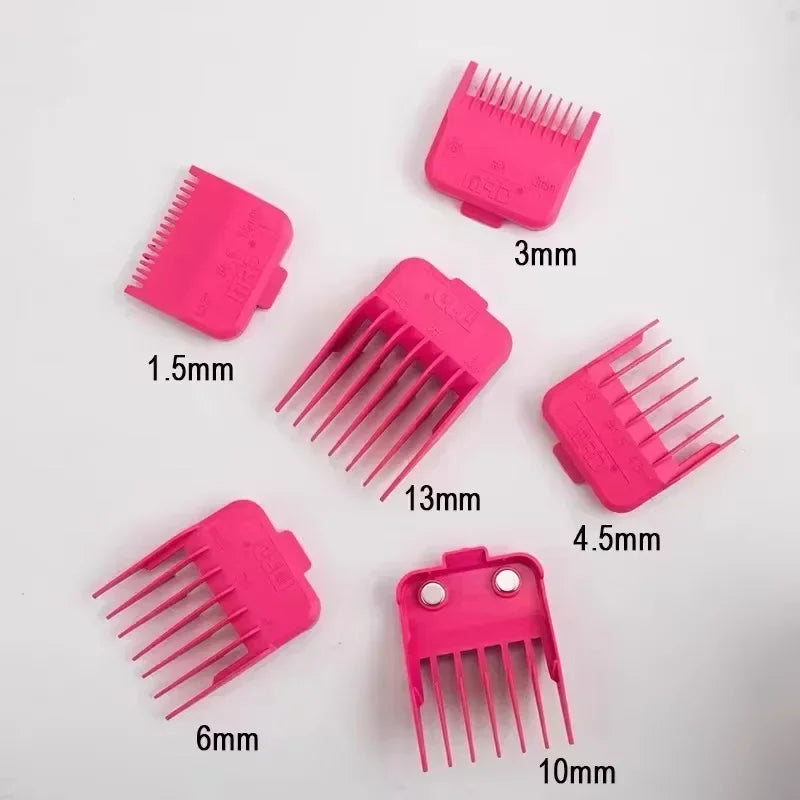 MRD Professional Hair Clipper Combs, Professional Cutting Guide Comb for Wahl with Metal magnet design 1.5/3/4.5/6/10/13MM