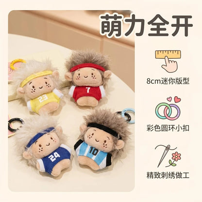 Pop Soccer Star Figure Keychains Kawaii Soccer Figure Keychain Photo Props Accessories Bag Charms Pendant Keychains Fans Gifts