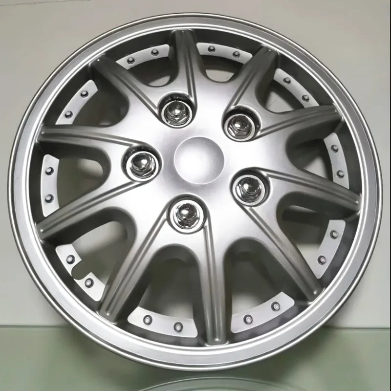 4pcs Universal Car Iron Steel Wheel Hubcaps Trim Car Replacement for R12 13 Inch Tires Wheel Cover Caps for Iron Steel Wheel