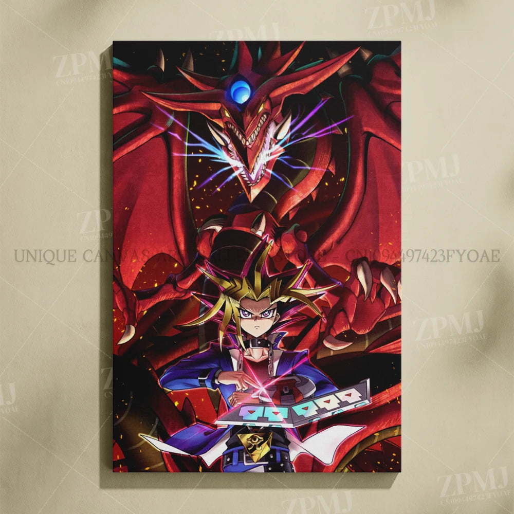 Yu-Gi-Oh! Canvas Pictures Painting Anime Figures Home Decoration Prints Poster For Living Room Frameless Wall Artwork Mural