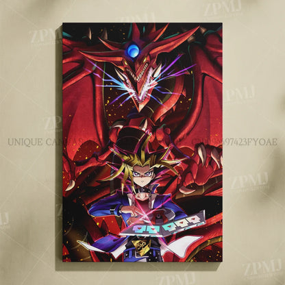 Yu-Gi-Oh! Canvas Pictures Painting Anime Figures Home Decoration Prints Poster For Living Room Frameless Wall Artwork Mural
