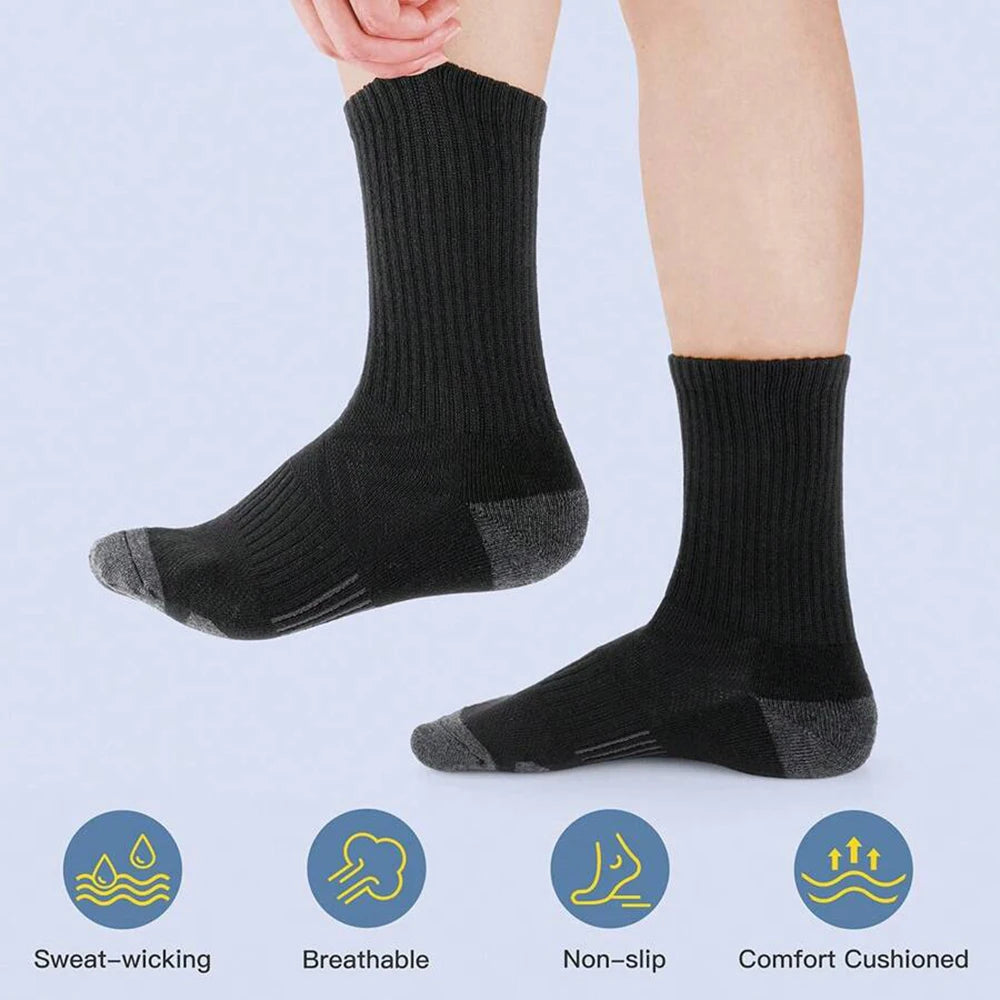 10/20/30 Pairs Men's Outdoor Sports Socks Anti Odor Absorbing Breathable Cotton Invisible Running Casual Socks for Basketball