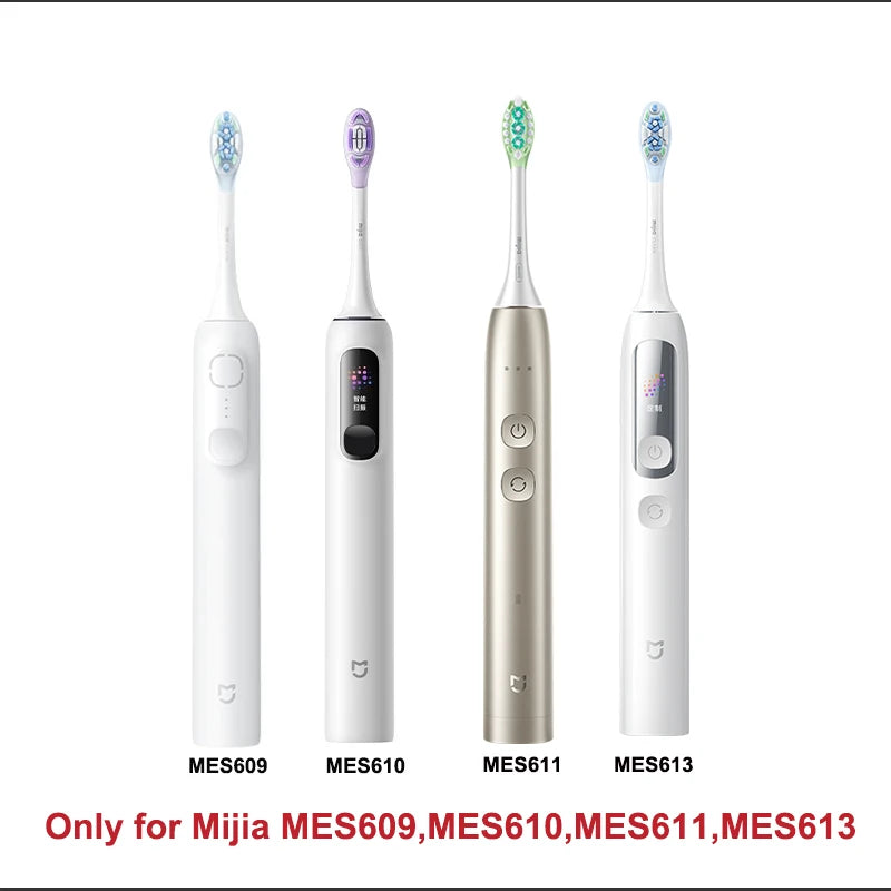 Original Replacement Brush Heads for  Xiaomi Mijia Electric Toothbrush MES609/610 Pro Sonic Sweep Vibration Toothbrush Head 3PCS