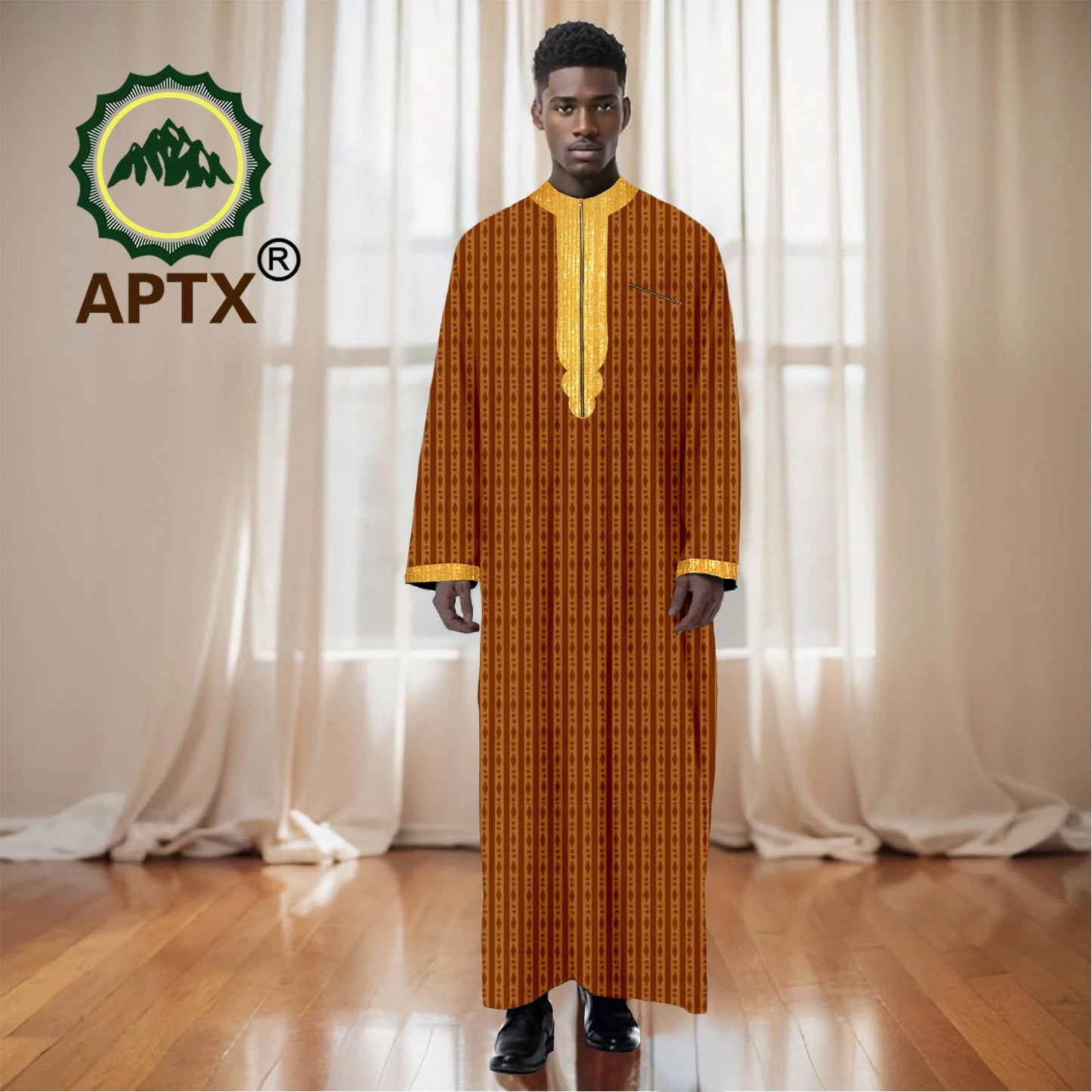 Musilim Men Cloths Long Sleeve Islamic Clothing Men Robe Arab Abaya Dresses Embroidered Kaftan Casual Formal Dubai Thobe 2412002