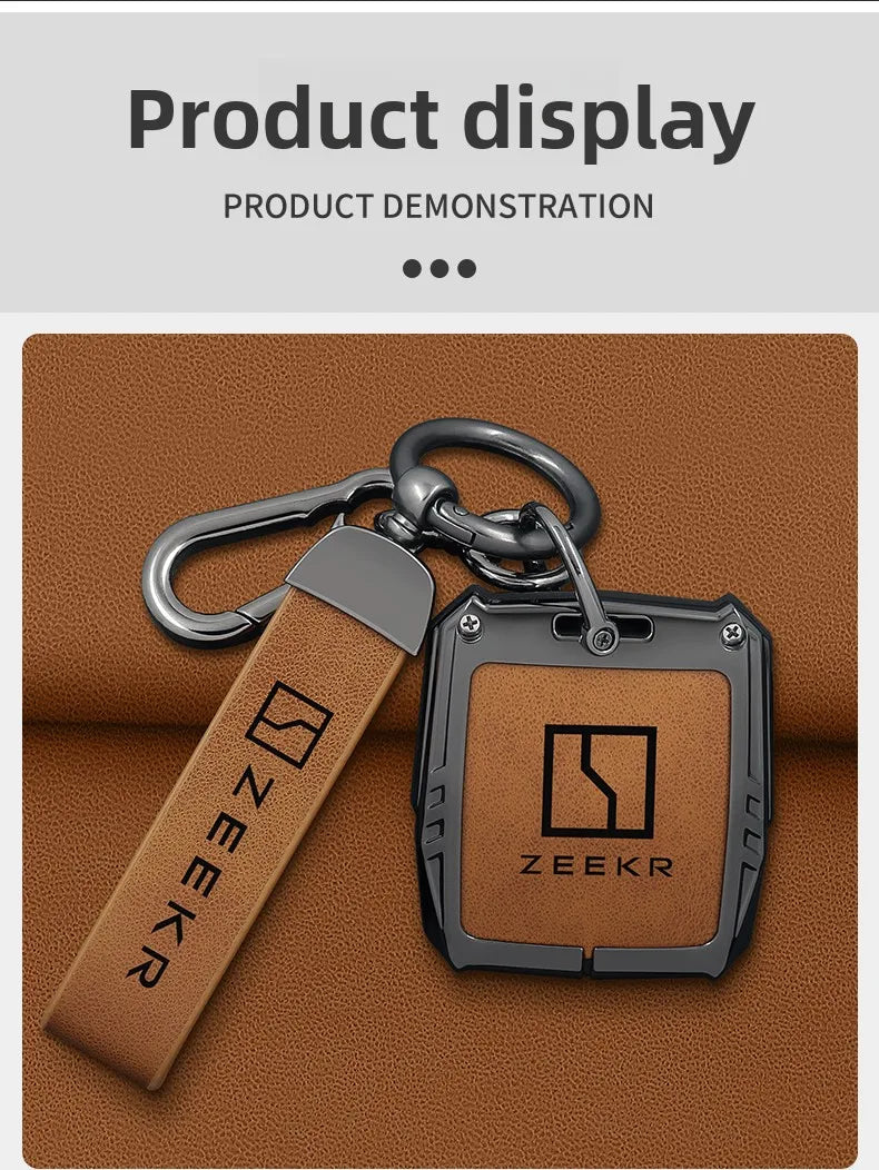 2025 ZEEKR 001 Keycase 7x 9x 007 009 Mix Car Specific Protective Shell Chain Keybag for Men and Women