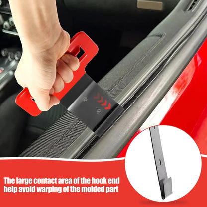 Portable Automotive Window Belt Molding Removal Tool Soft Non-slip Grip Handle Car Trim Molding Disassembly Hand Tool