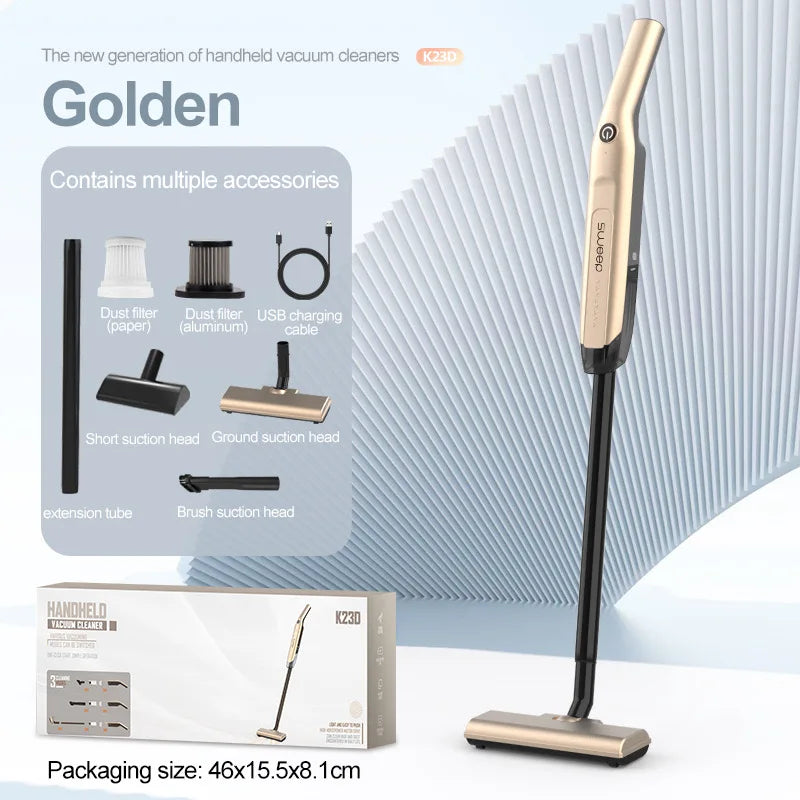 Handheld Vacuum Cleaner 20000Pa Suction Wireless Powerful Vacuum Cleaner Low Noise Multiple Accessories to Meet Your Needs