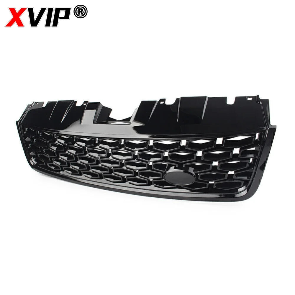 XVIP Honeycomb Style Black Upper Grille Mesh Vent Trim Car Exterior Accessories For Land Rover Discovery Sport L550 2015-2019