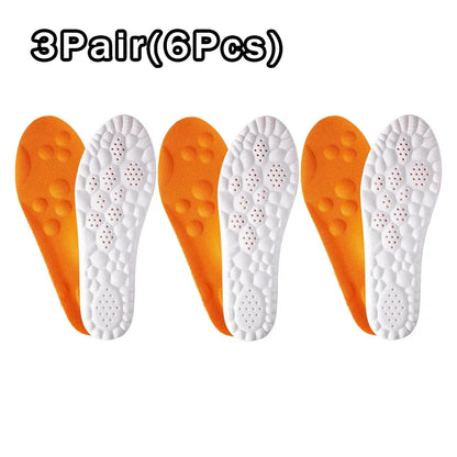 4D Cloud Technology Insole - Super Soft / Ultra Comfort Insole / Sneakers Pad - Acupoint Massage Insole for Foot & Joint Support