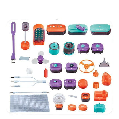 Children's Science Education Toy Electronic Building Blocks Physics Circuit Experiment Gift for Primary School Students Aged 6