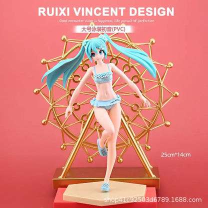 Anime Figure Hatsune Miku Model Statue Doll Beautiful Girl Sailor Moon Rem Asuna Cosplay Merchandise Collectible Gift For Fans