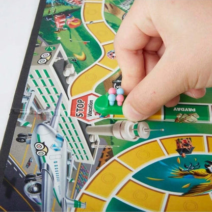 Life Simulation Board Game - Spin Wheel Party Game (2-4 Players) Board Game, Card Game, Ideal for Family Gatherings, Gift
