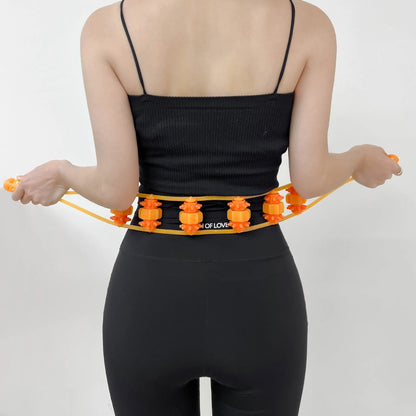 New Roller Back Massage Stick, Handheld Back Relax, Neck Waist Back Massage Relief Tool