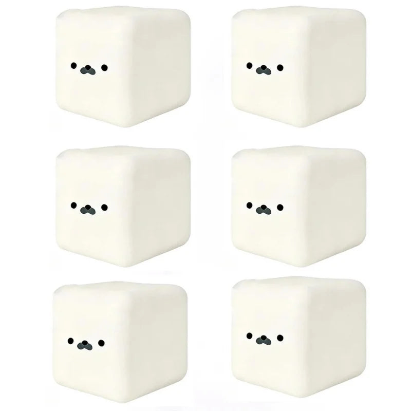 New Squishy Tofu Stress Balls Autism Sensory Toys Stress & Anxiety Relief Fidget Toys Dough Water Ball Gifts Bulk for Adults