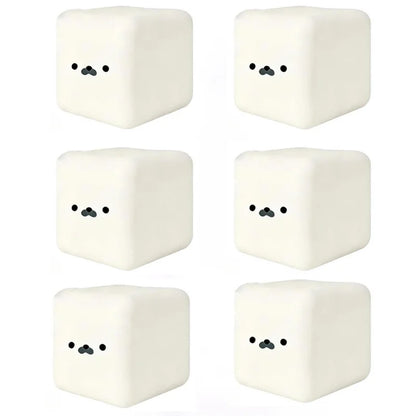 New Squishy Tofu Stress Balls Autism Sensory Toys Stress & Anxiety Relief Fidget Toys Dough Water Ball Gifts Bulk for Adults